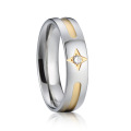 Factory-Ring Jewelry Triangle Enamel Titanium Steel Ring